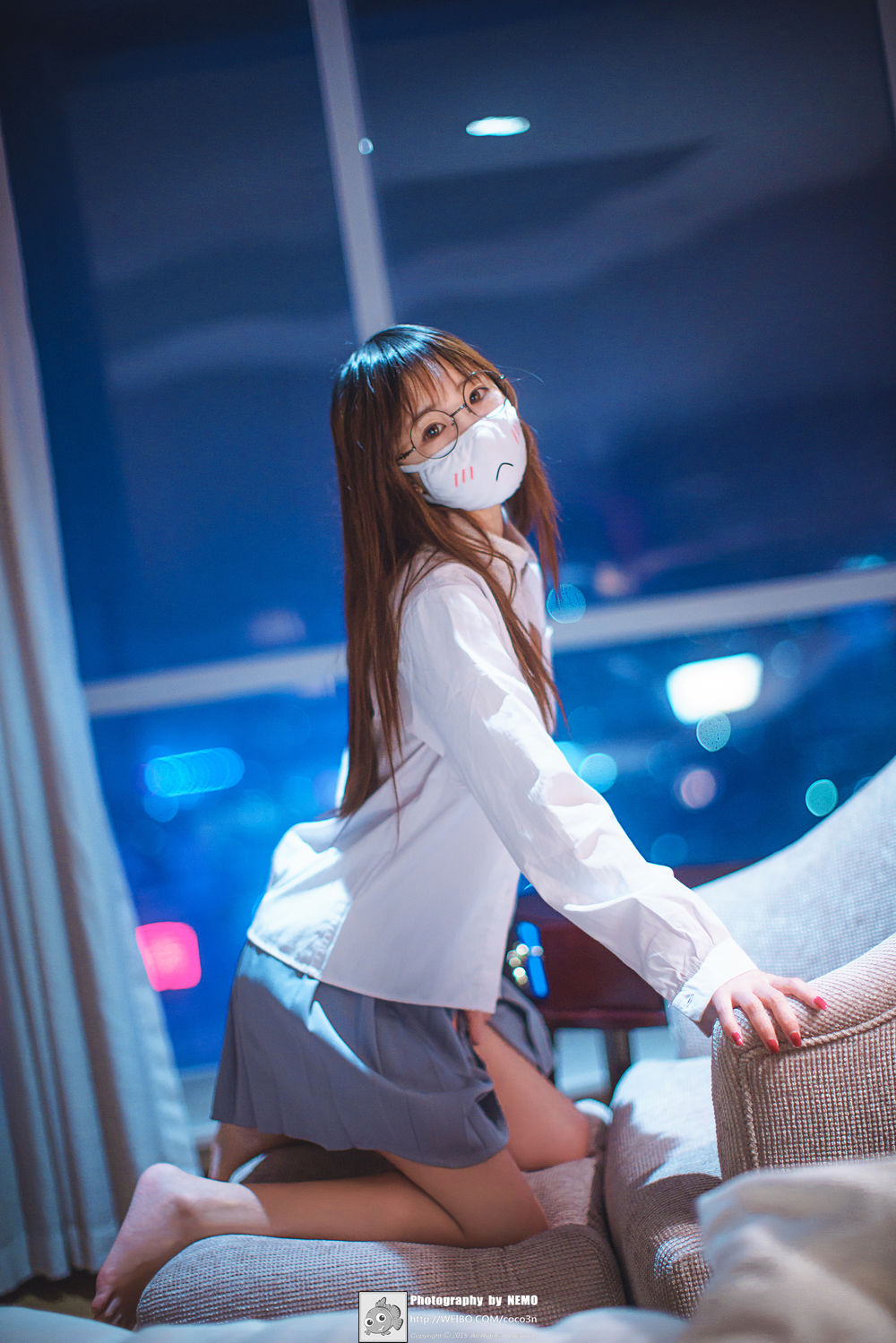 御子YumikoNo.002-口罩 [20P]-图云谷